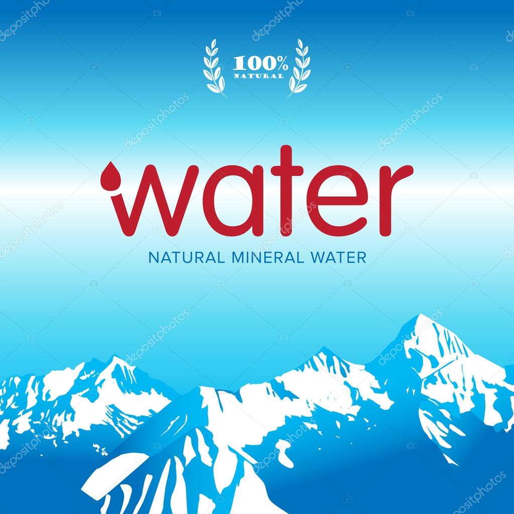 Mineral Bottled water logo 