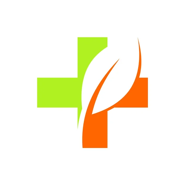 Health Medical Logo ecology — Stock Vector