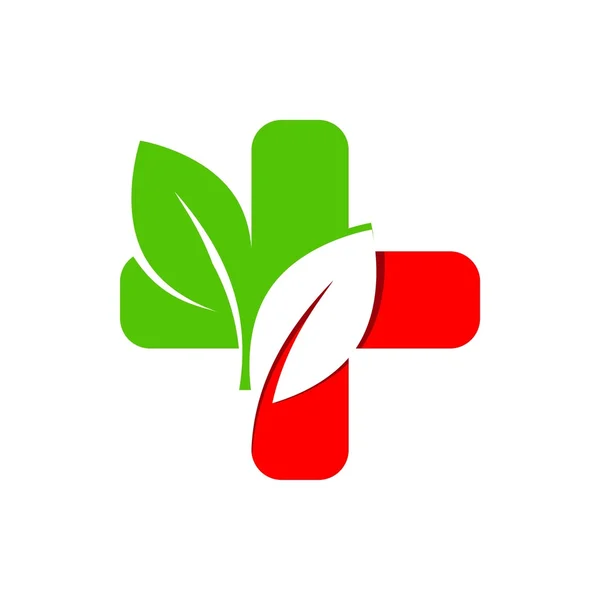 Здоров'я Медичний Логотип Екологія — стоковий вектор