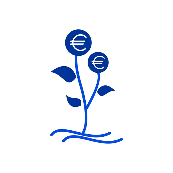 Diseño vector árbol de dinero — Vector de stock