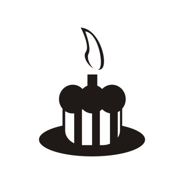 Bebek simge doğum günü cake_Black