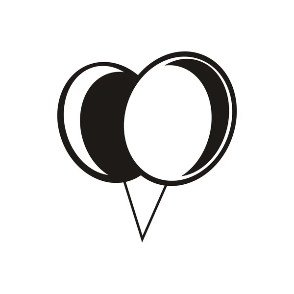 Baby Symbol Logo Ballon — Stockvektor