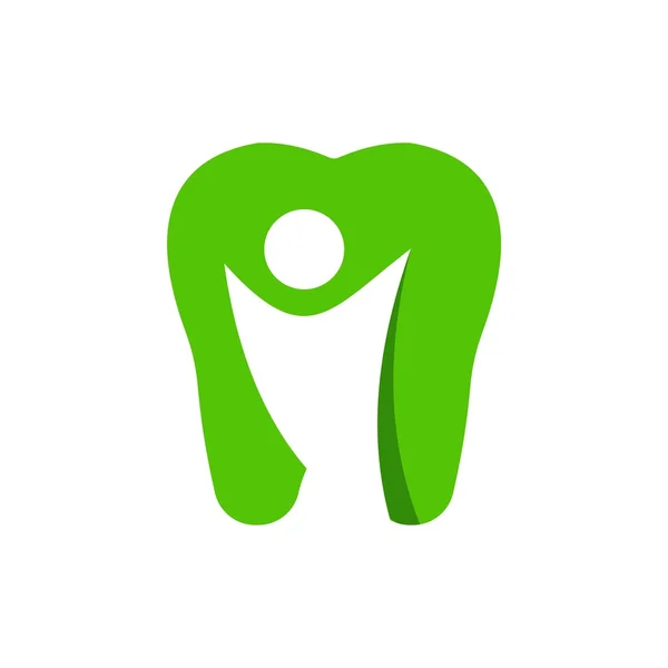 Logo péče o chrup zdravé zuby ochrana — Stockový vektor