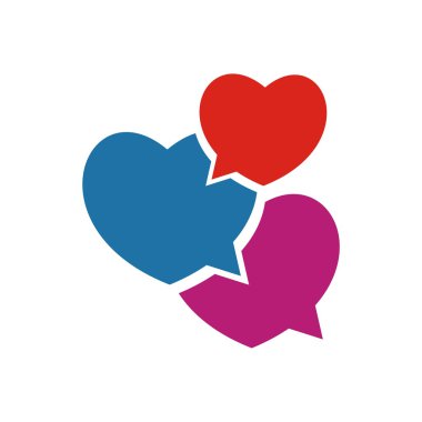 Logo Icon Infinity üç Aşk Çift sembolü chatt