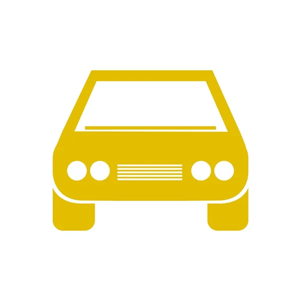 Logo coche transporte persona individual icono — Vector de stock