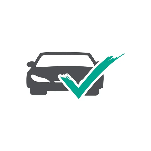 Ceklist vector de diseño del coche — Vector de stock