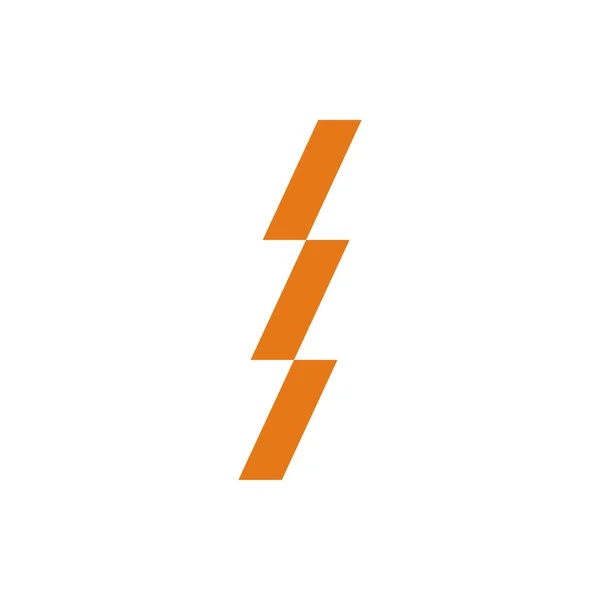 Pictogram elektriciteit logo netspanning — Stockvector