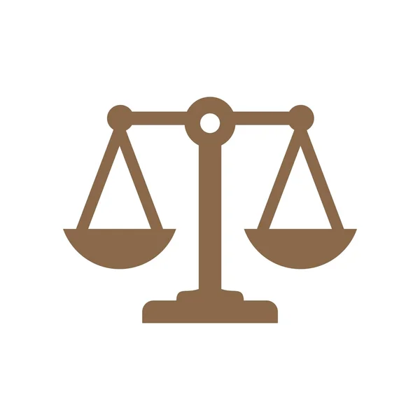 Hukuk firması logo simge denge simge vektör vintage ölçek ile