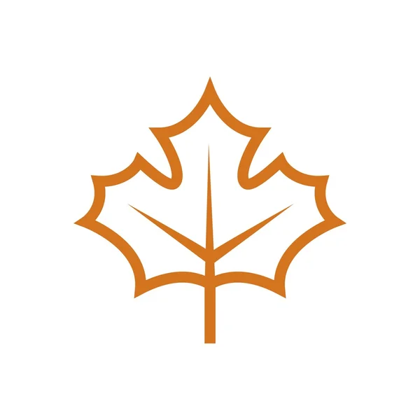 Logo diseño hoja símbolo planta abstracta vector — Vector de stock