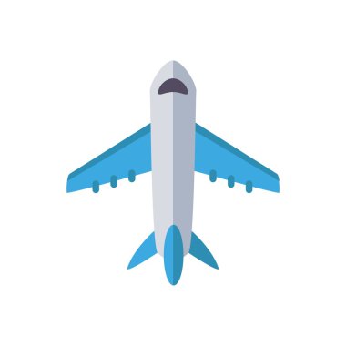Logo tasarım uçak simge vektör seyahat