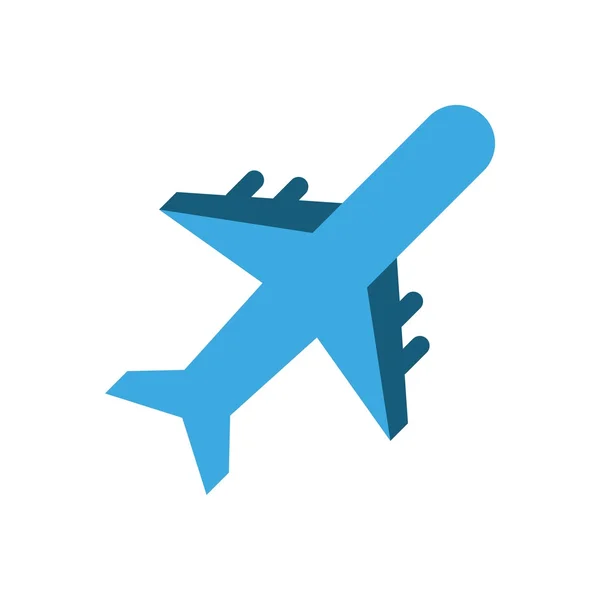 旅行飛行機のロゴをデザインします。 — ストックベクタ