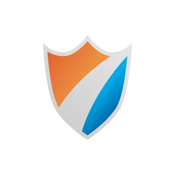 Símbolo de escudo de seguridad icono — Vector de stock