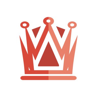 yaratıcı renk kırmızı tasarım tasarım logo taç mücevher