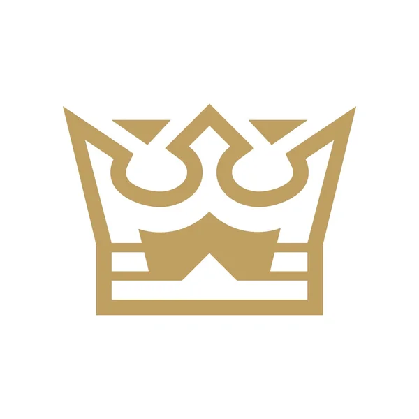 Design logo crown gems creative design — Stock Vector