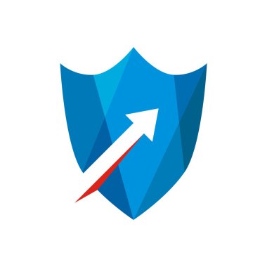 güvenlik kalkanı sembolü sunlight simge daire logo koruma oku