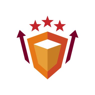 güvenlik kalkanı simge korumalı yıldız