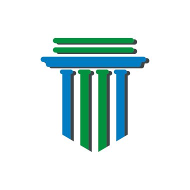 Hukuk Mahkemesi banka ev sembolü adalet Finans simgesi