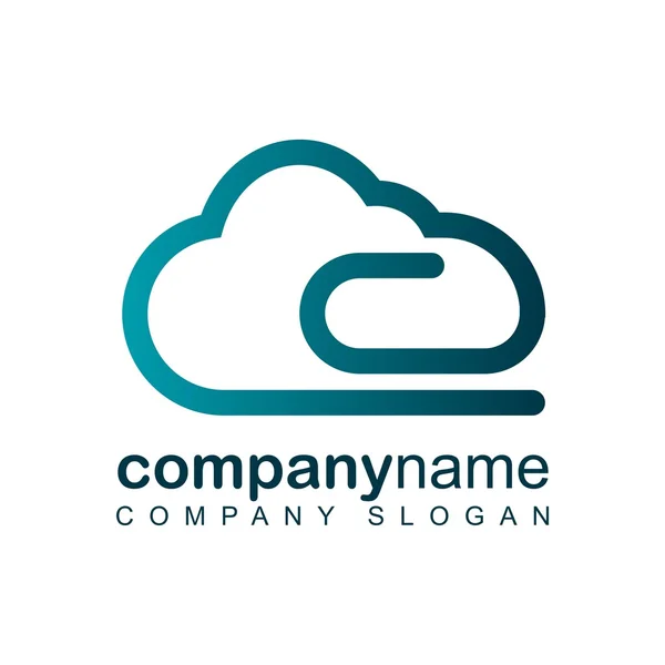 Bulut teknoloji sosyal medya simge vektör