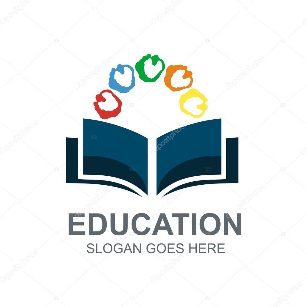 Art education bookstore business graduation information knowledge icon symbol vector