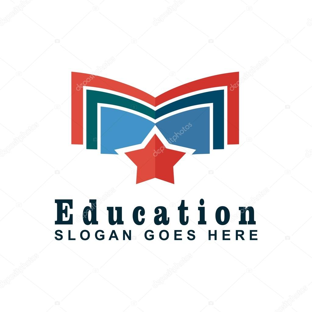 Art education bookstore business graduation information knowledge icon symbol vector