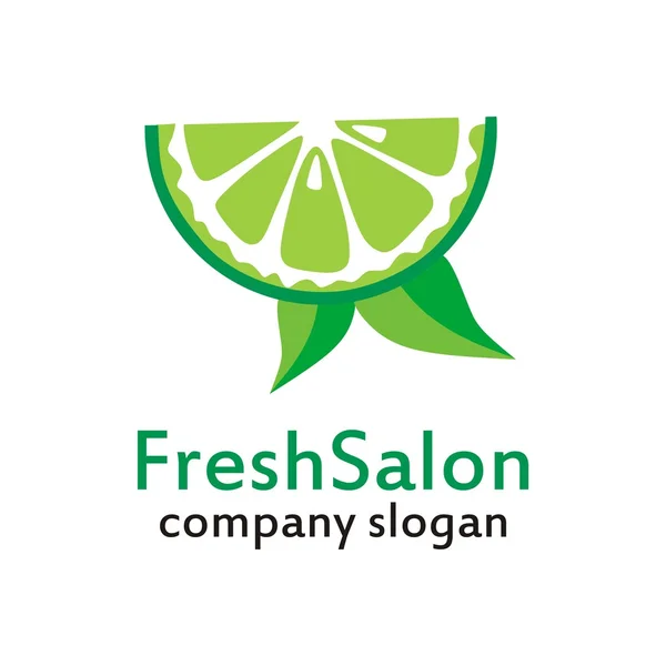 Logo Salon & Spa organic body skin care relaxation — Stock Vector