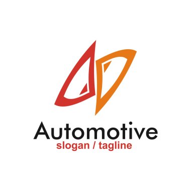Otomotiv logo tasarlamak vektör
