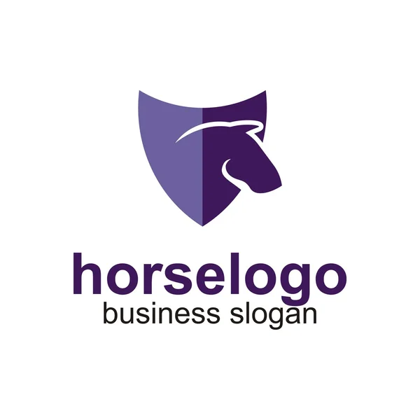 Dieren paard logo vector — Stockvector