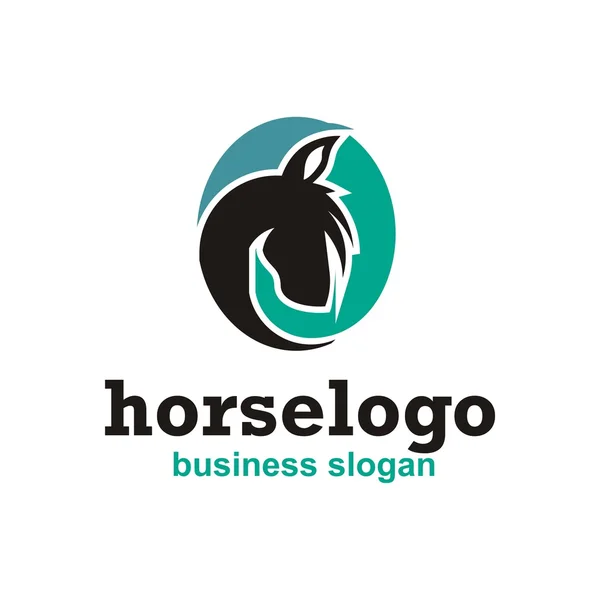 Animals Horse logo vector — Stock Vector