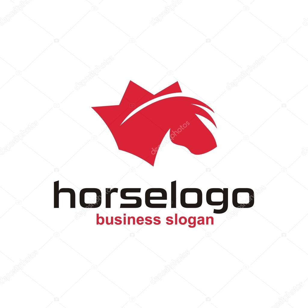 Design icon animal horse cartoon  logo symbol wildlife mammals vector