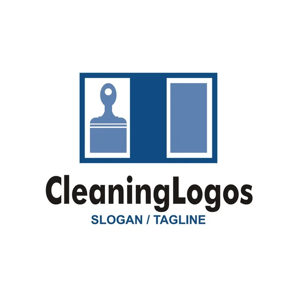 Logo Herramienta de limpieza vector — Archivo Imágenes Vectoriales