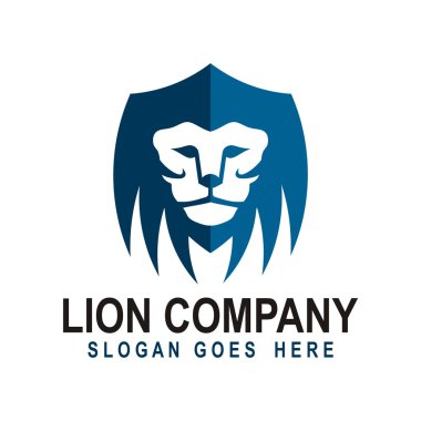 Yaban hayatı sembol simge tasarlamak vektör hayvanlar logo kafa Aslan Kral