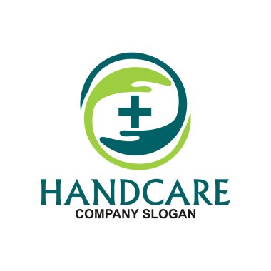 Hand care symbol logo  soap hand sanitizer natural healthy clipart