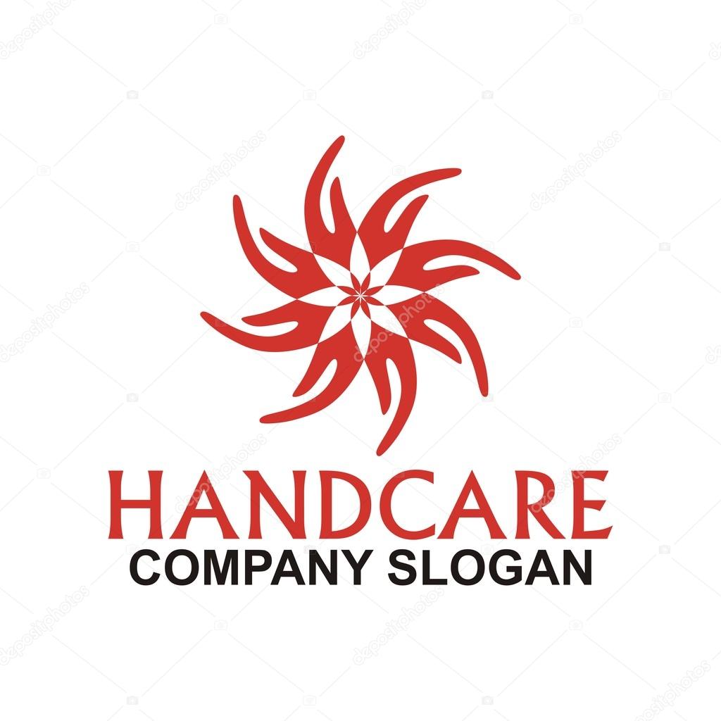 Design icon logo handcare healthy freshener medicine harmony natural oil symbol vector