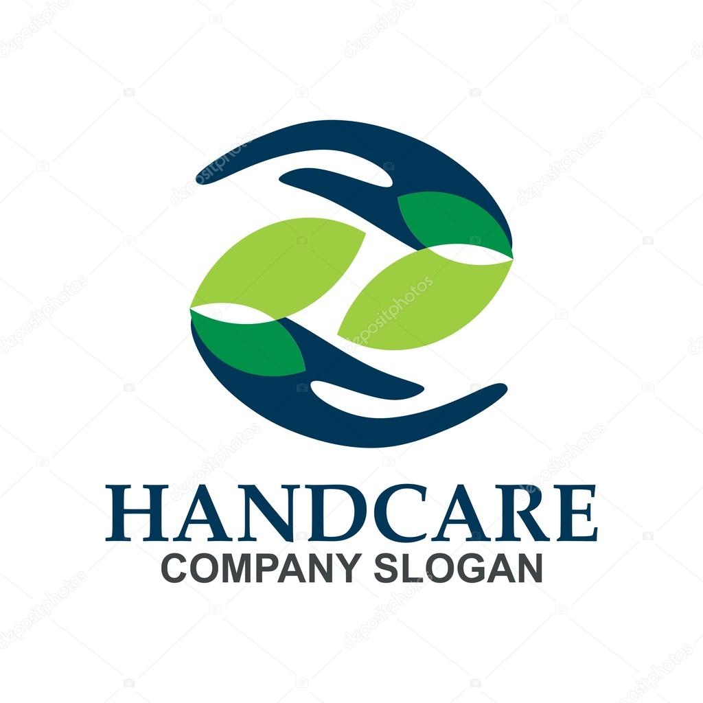 Design icon logo handcare healthy freshener medicine harmony natural oil symbol vector