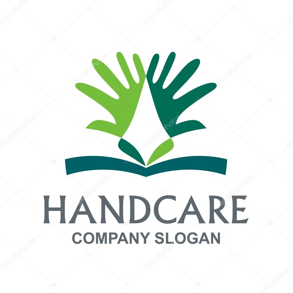 Design icon logo handcare healthy freshener medicine harmony natural oil symbol vector