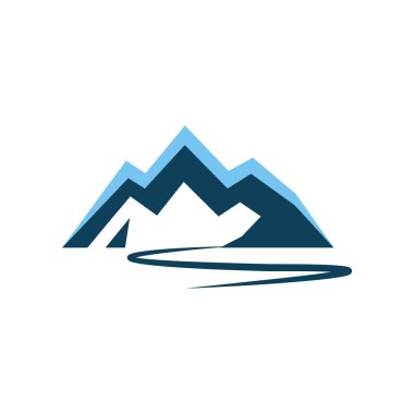 Dağ tasarım sembol logo vektör