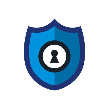 Güvenlik kilidi sembol simge vektör