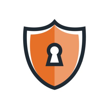 Güvenlik kilidi sembol simge vektör