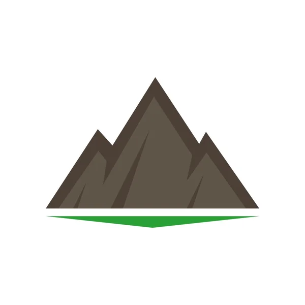 Mountain design symbol logo vector — Stock Vector