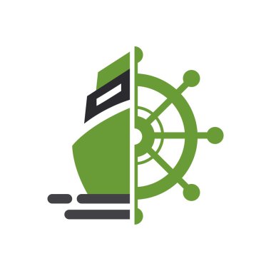 Yat logo tasarlamak vektör