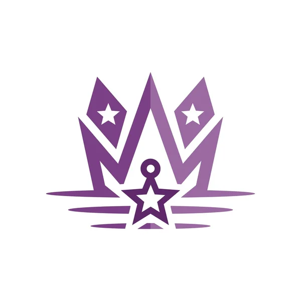 Design logo crown majestic vector — Stock Vector © Friendesigns 116232802