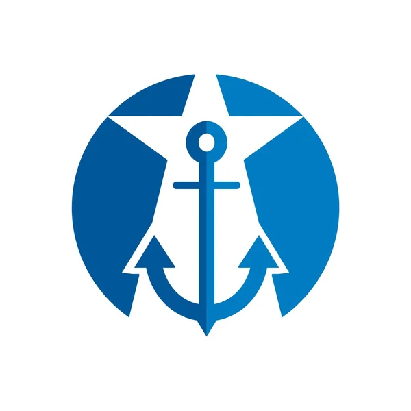 Vecteur de conception de logo de yacht — Image vectorielle