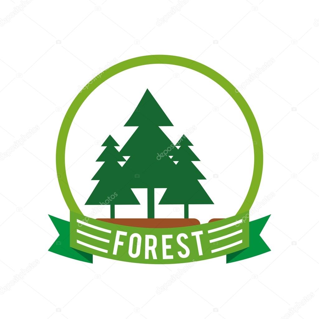 {Pino logo
66} Logo del bosque y del árbol de pino verde vector — Vector de stock ... | {Pino logo
66}