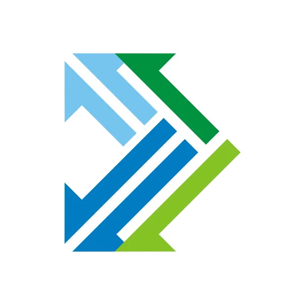 Symbol arrow vector logo icon — Stock Vector