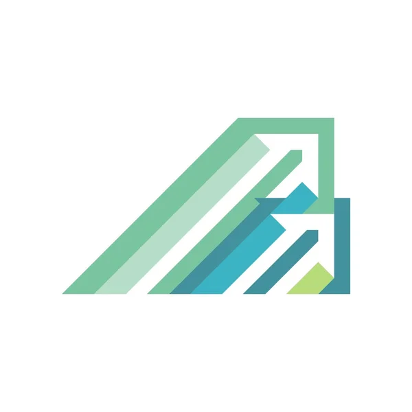 Logo pijl Vector — Stockvector