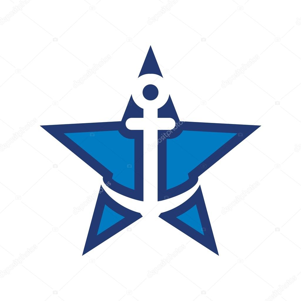 Symbol Tools Achor Sailor Ship Vector Summer illustration design Logo