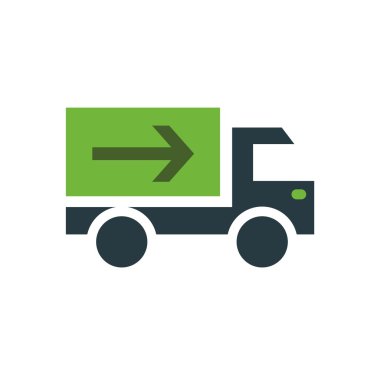 Araba hızlı teslimat logo vektör