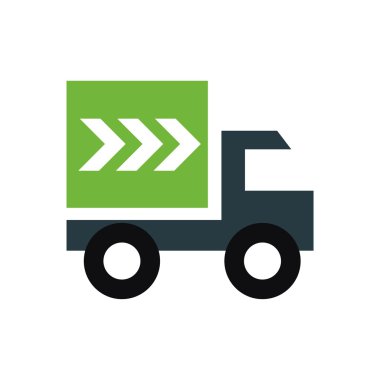 Araba hızlı teslimat logo vektör