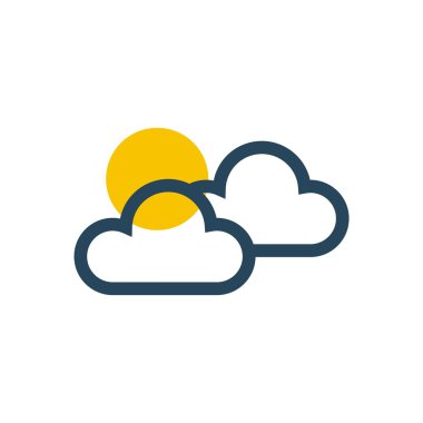 Doğa logo hava sezon simge vektör