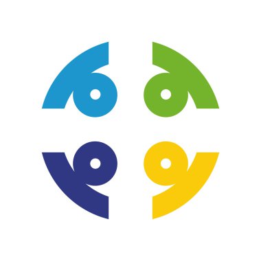 Logo çalışması simge vektör